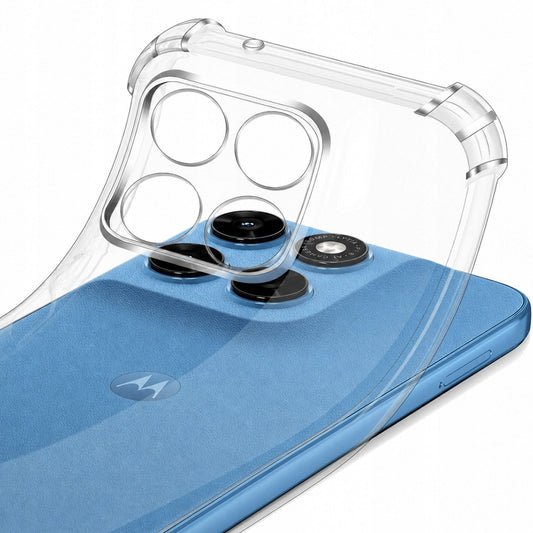 Hülle für Motorola Moto G87 / G77 / G67, Techsuit, stoßfest klar, transparent