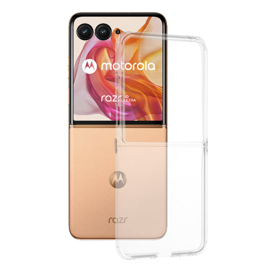 Hülle für Motorola Razr 50 Ultra, Techsuit, Klar, Transparent