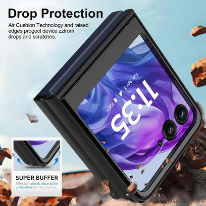 Hülle für Motorola Razr 60 Ultra, Techsuit, CamShield, Schwarz