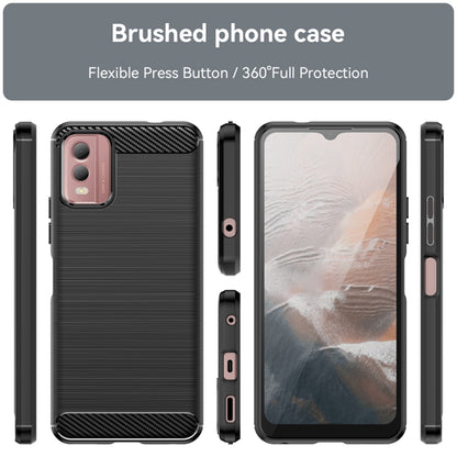Case for Nokia C32, Techsuit, Carbon, Black