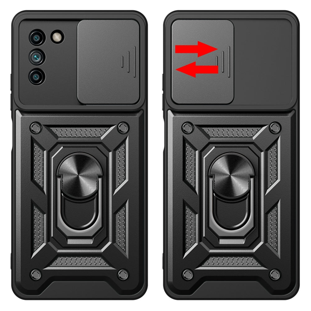 Hülle für Nokia G22, Techsuit, CamShield, Schwarz