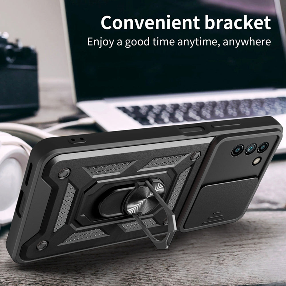 Hülle für Nokia G22, Techsuit, CamShield, Schwarz