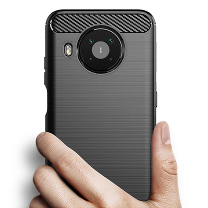 Hülle für Nokia X10 / X20, Techsuit, Carbon, Schwarz