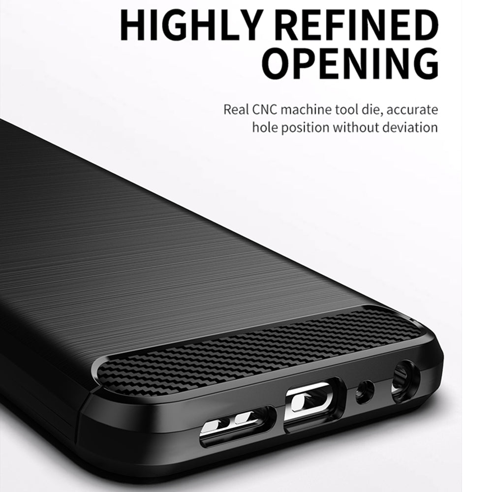 Hülle für Nokia X10 / X20, Techsuit, Carbon, Schwarz