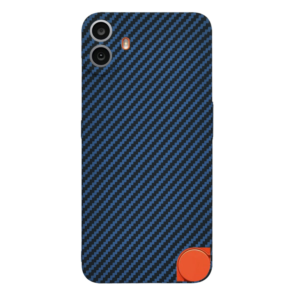 Hülle für Nothing CMF Phone 1, Techsuit, Carbonite FiberShell, Türkis
