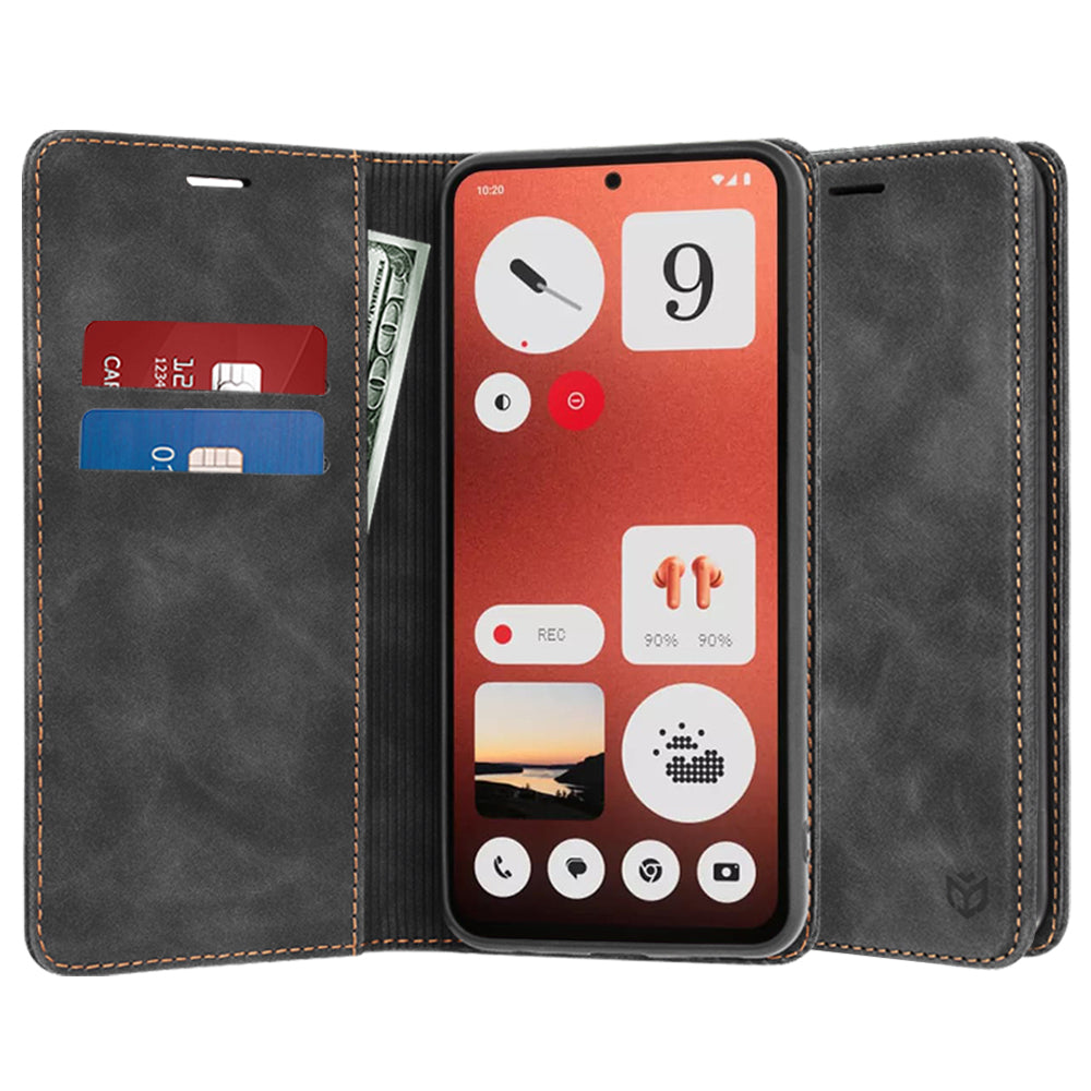 Hülle für Nothing CMF Phone 1, Techsuit, Confy, Schwarz