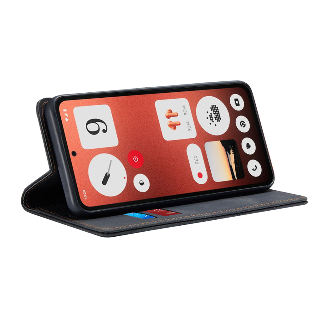 Hülle für Nothing CMF Phone 1, Techsuit, Confy, Schwarz
