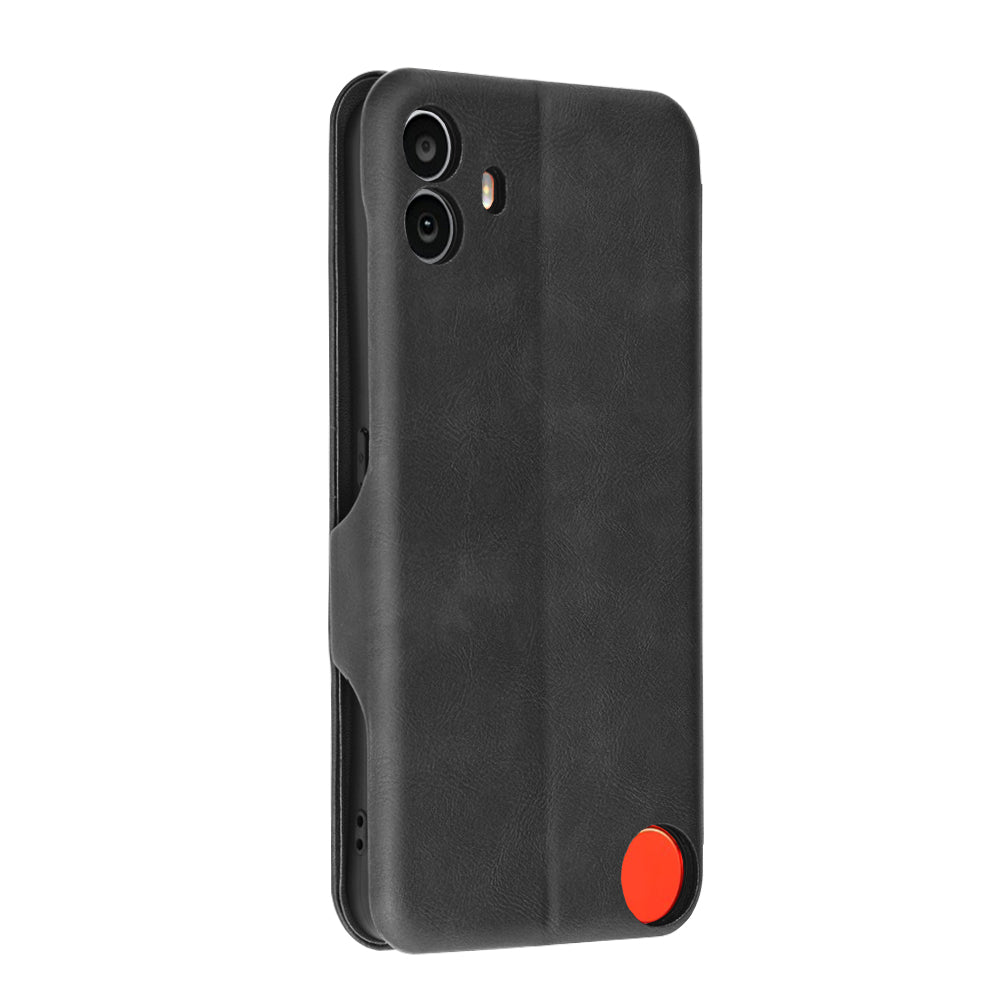 Hülle für Nothing CMF Phone 1, Techsuit, Safe Wallet Plus, Schwarz