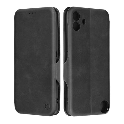 Hülle für Nothing CMF Phone 1, Techsuit, Safe Wallet Plus, Schwarz