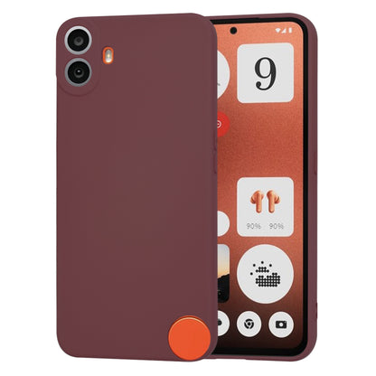 Hülle für Nothing CMF Phone 1, Techsuit, SoftFlex, Burgunderrot
