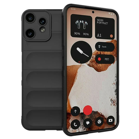 Hülle für Nothing CMF Phone 2 Pro, Techsuit, Magic Shield, Schwarz