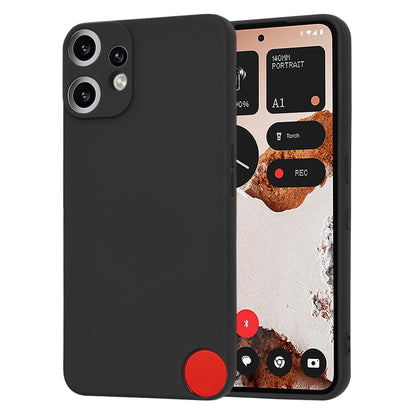Hülle für Nothing CMF Phone 2 Pro, Techsuit, SoftFlex, Schwarz