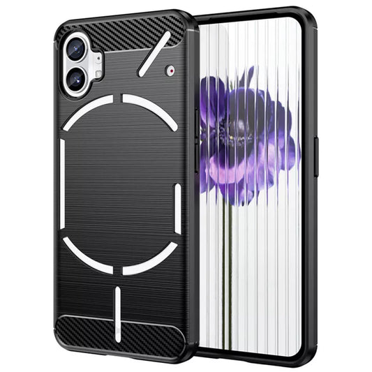 Hülle für Nothing Phone (1), Techsuit, Carbon, Schwarz