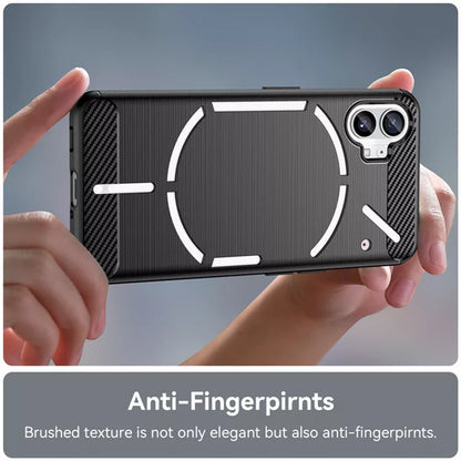 Hülle für Nothing Phone (1), Techsuit, Carbon, Schwarz