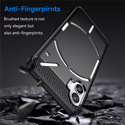 Hülle für Nothing Phone (1), Techsuit, Carbon, Schwarz
