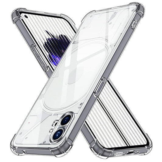 Hülle für Nothing Phone (1), Techsuit, stoßfest klar, transparent