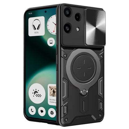 Hülle für Nothing Phone (3a) Lite, Techsuit, CamGuard Pro, Schwarz