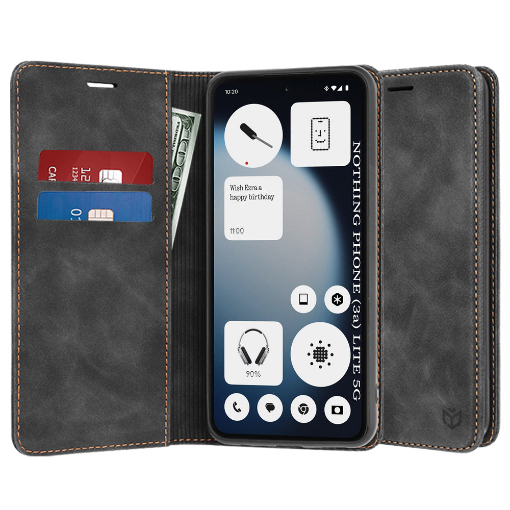 Hülle für Nothing Phone (3a) Lite, Techsuit, Confy, Schwarz