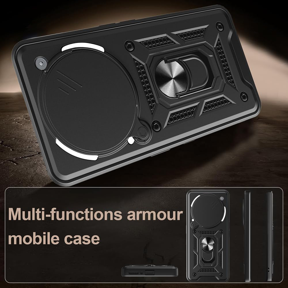 Hülle für Nothing Phone (3a) Pro, Techsuit, CamShield, Blau