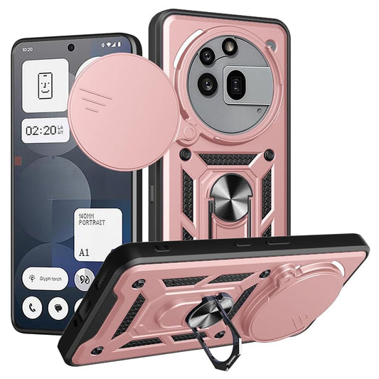 Hülle für Nothing Phone (3a) Pro, Techsuit, CamShield, Rosa