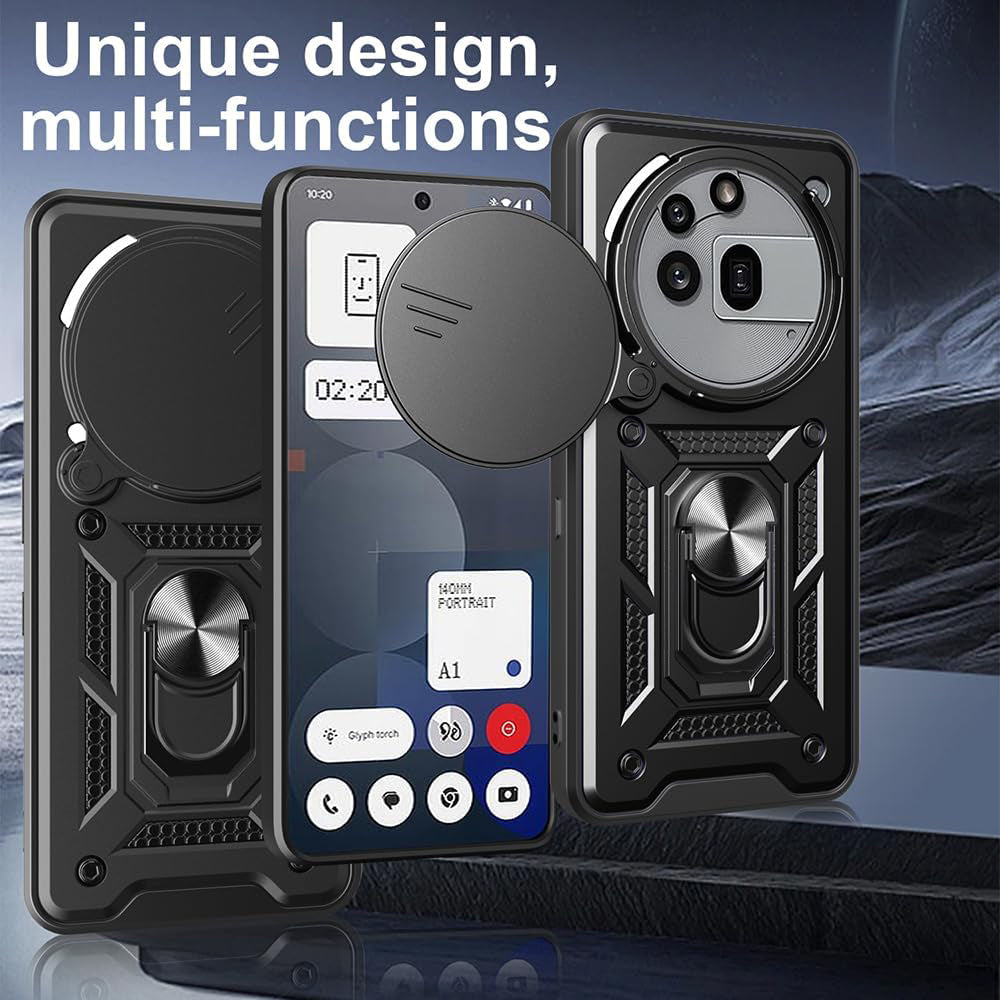 Hülle für Nothing Phone (3a) Pro, Techsuit, CamShield, Grün