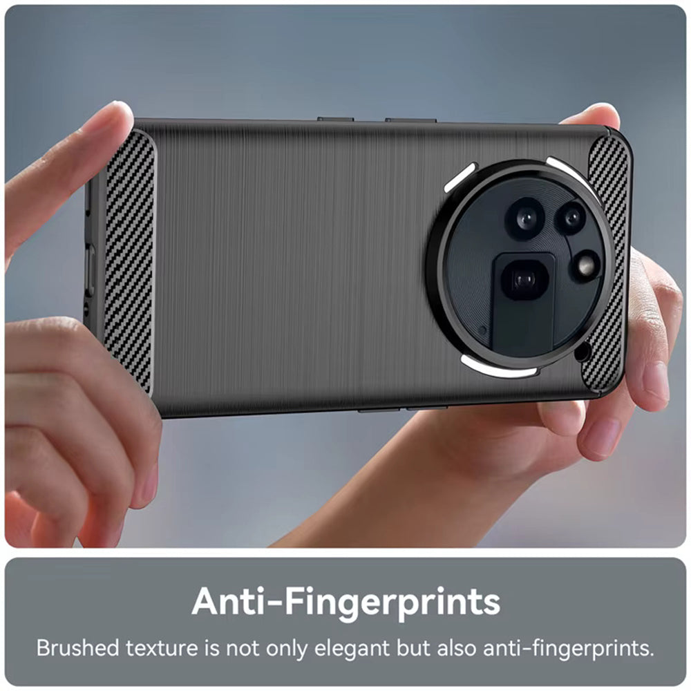 Case for Nothing Phone (3a) Pro, Techsuit, Carbon, Blue