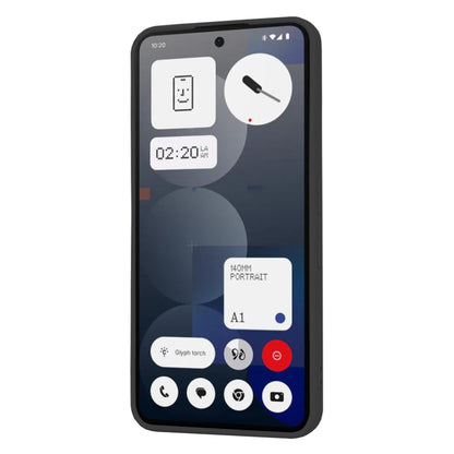 Hülle für Nothing Phone (3a) Pro, Techsuit, SoftFlex, Schwarz