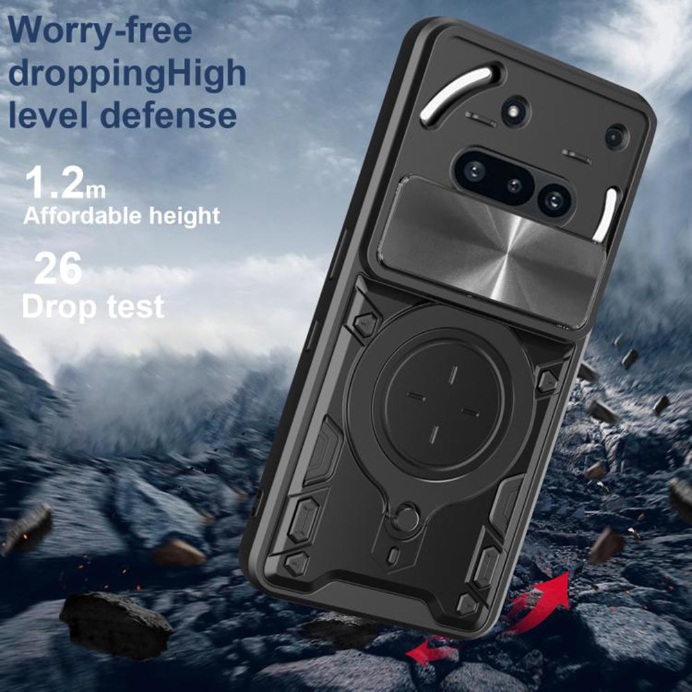 Hülle für Nothing Phone (3a), Techsuit, CamGuard Pro, Lila