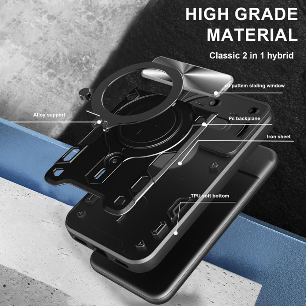 Hülle für Nothing Phone (3a), Techsuit, CamGuard Pro, Schwarz