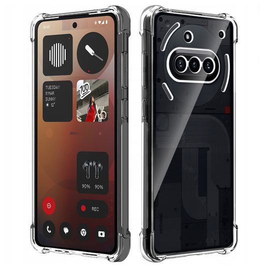 Hülle für Nothing Phone (3a), Techsuit, stoßfest klar, transparent