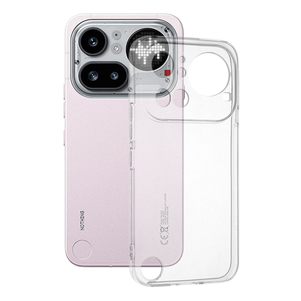 Hülle für Nothing Phone (4a) Pro, Techsuit, Klar, Transparent