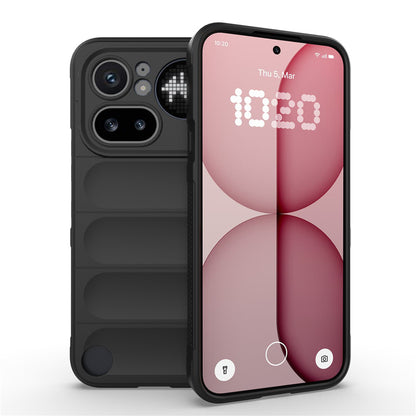 Hülle für Nothing Phone (4a) Pro, Techsuit, Magic Shield, Schwarz