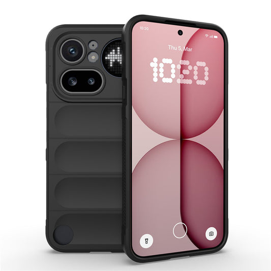 Hülle für Nothing Phone (4a) Pro, Techsuit, Magic Shield, Schwarz