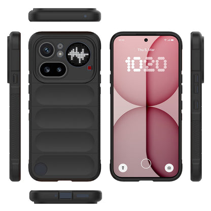 Hülle für Nothing Phone (4a) Pro, Techsuit, Magic Shield, Schwarz
