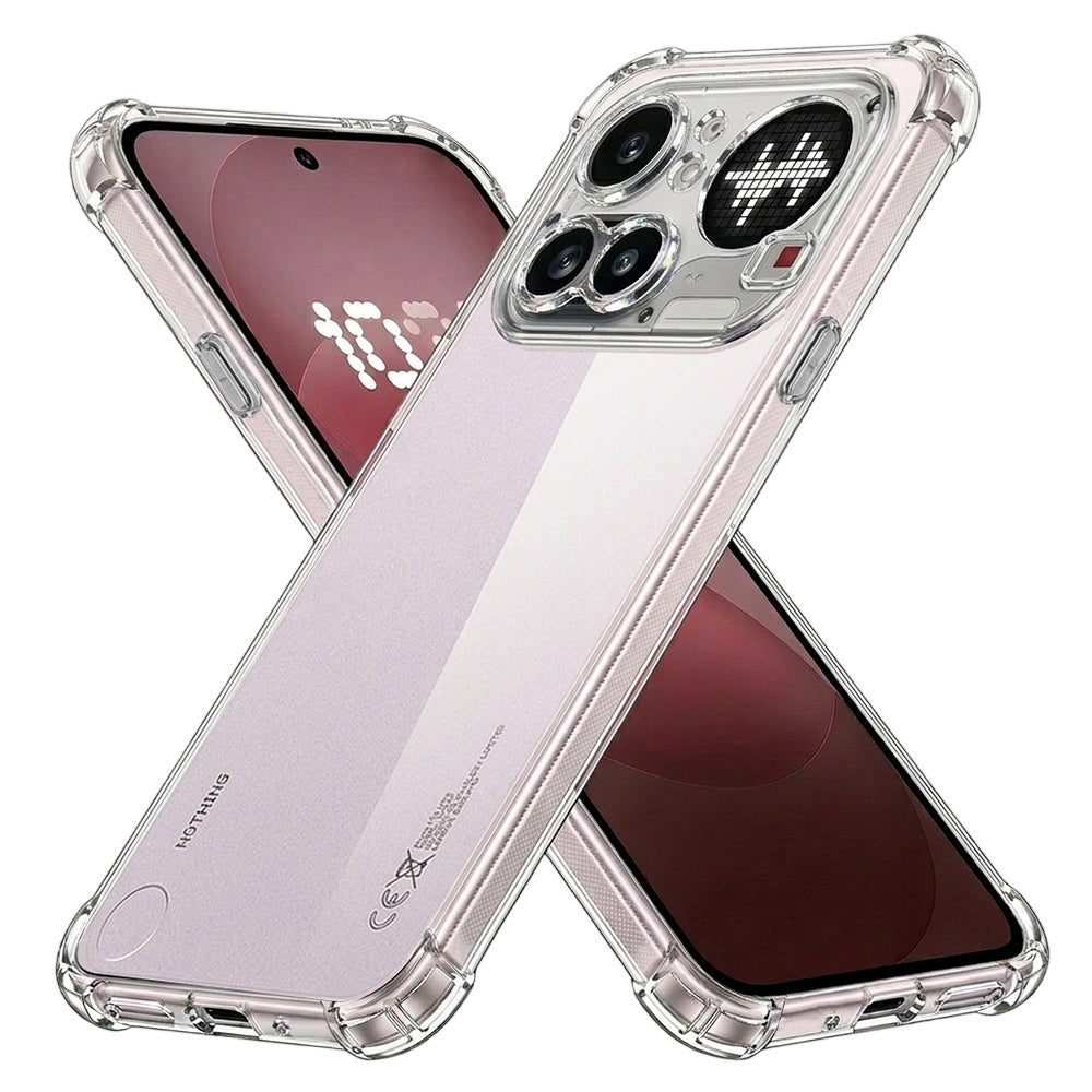 Hülle für Nothing Phone (4a) Pro, Techsuit, Shockproof Clear, Transparent