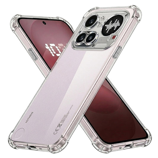 Hülle für Nothing Phone (4a) Pro, Techsuit, Shockproof Clear, Transparent