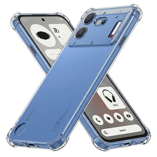Hülle für Nothing Phone (4b), Techsuit, stoßfest klar, transparent