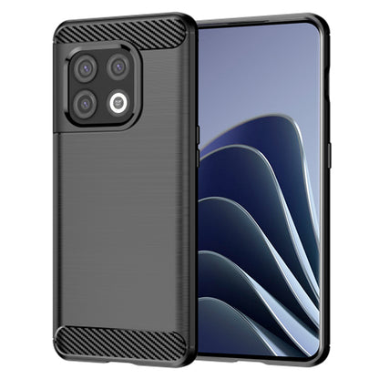 Hülle für OnePlus 10 Pro, Techsuit, Carbon, Schwarz