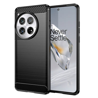 Hülle für OnePlus 12, Techsuit, Carbon, Schwarz