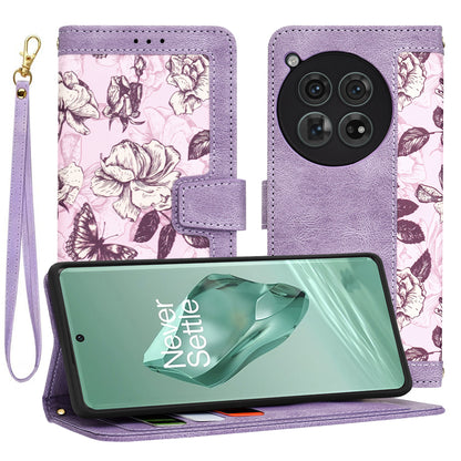 Hülle für OnePlus 12, Techsuit, FlipCraft, Lila
