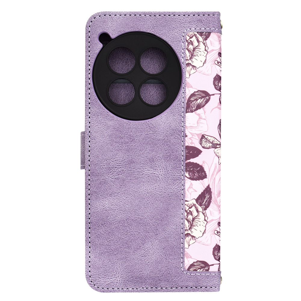 Hülle für OnePlus 12, Techsuit, FlipCraft, Lila
