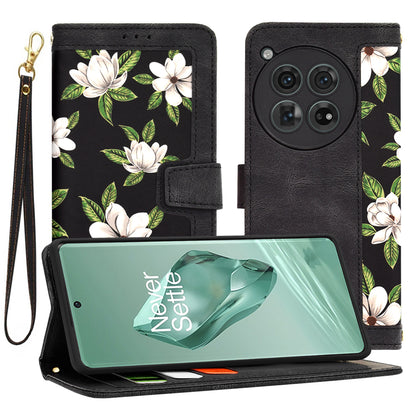 Hülle für OnePlus 12, Techsuit, FlipCraft, Schwarz