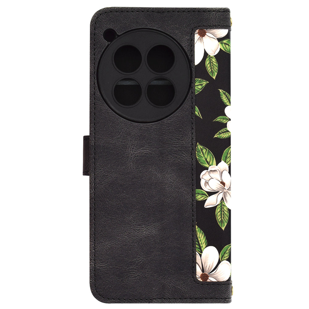 Hülle für OnePlus 12, Techsuit, FlipCraft, Schwarz