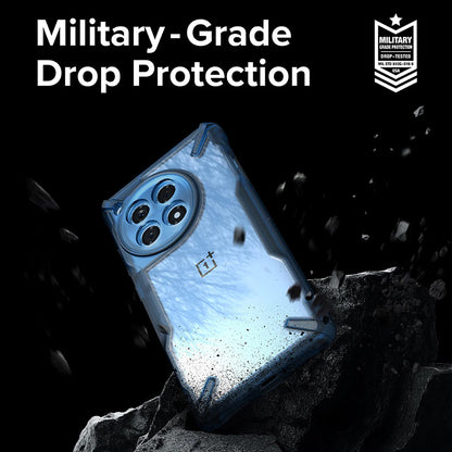 Hülle für OnePlus 12R, Ringke, Fusion X, Blau