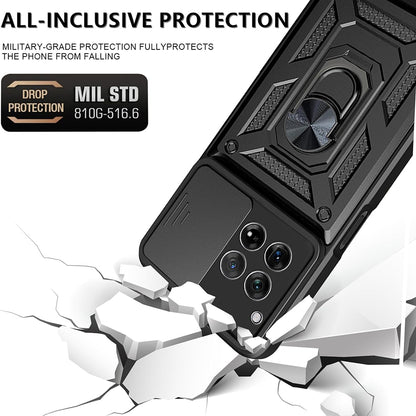 Hülle für OnePlus 12R, Techsuit, CamShield, Schwarz