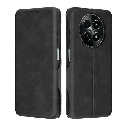 Hülle für OnePlus 12R, Techsuit, Safe Wallet Plus, Schwarz
