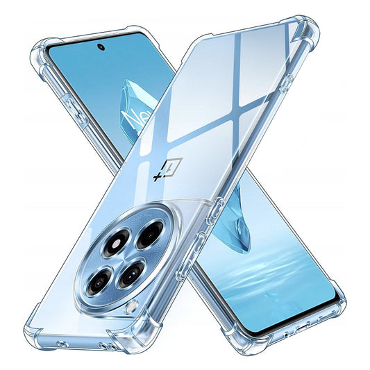 Hülle für OnePlus 12R, Techsuit, stoßfest klar, transparent