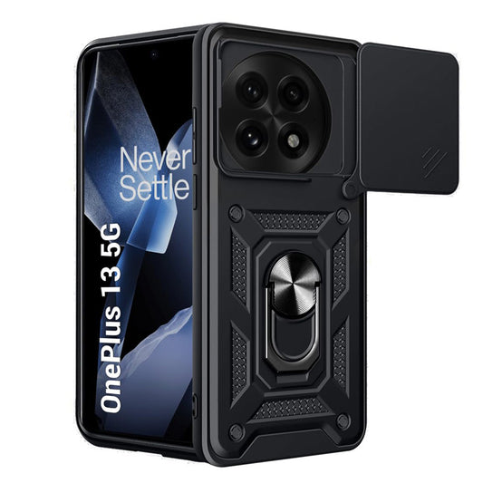 Hülle für OnePlus 13, Techsuit, CamShield, Schwarz