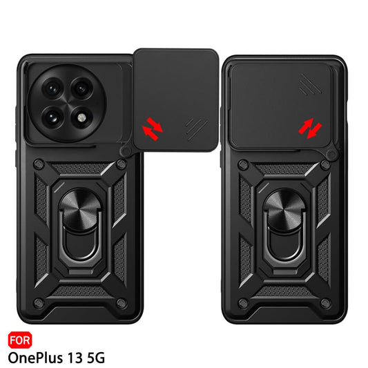 Hülle für OnePlus 13, Techsuit, CamShield, Schwarz