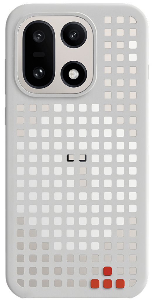 Hülle für OnePlus 15, Hole Pattern Magnetic, Grau, Neuversiegelt 5431102022